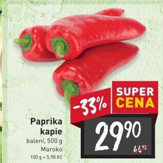 Paprika červená kapie