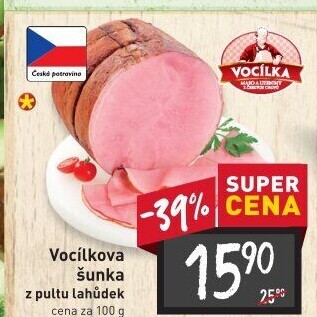 Šunka výběrová Vocílkova Vocílka
