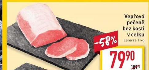 Vepřová pečeně bez kosti