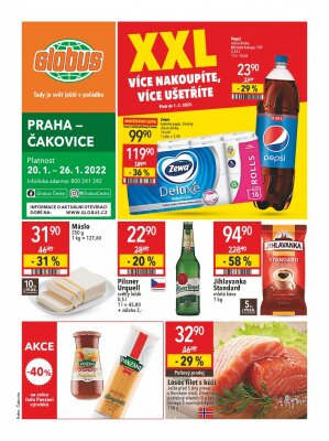 akční leták Globus 20.1.2022-26.1.2022
