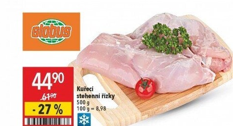 Kuřecí stehenní řízky mražené