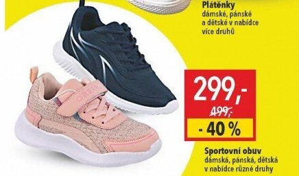 Sportovní dámská obuv