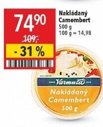 Sýr camembert nakládaný Varmuža