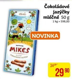 Jazýčky čokoládové Carla