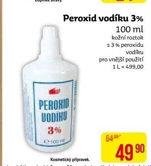 Peroxid vodíku 3% Coopharma