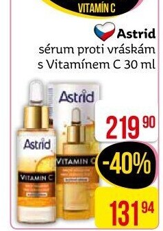 Pleťové sérum proti vráskám Vitamin C Astrid