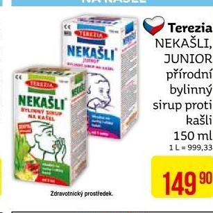 Sirup proti kašli Nekašli Terezia