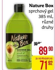 Sprchový gel Nature box