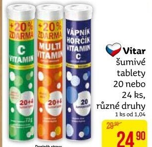 Šumivé tablety Vitar