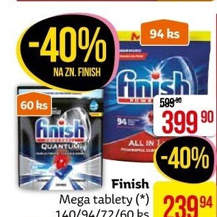 Tablety do myčky Finish