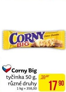 Tyčinka cereální BIG Corny