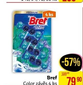 WC blok tuhý Color Aktiv Bref