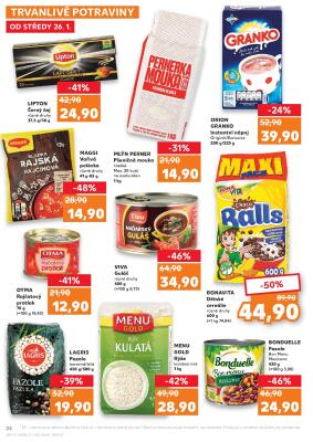 akční leták Kaufland 26.1.2022-1.2.2022