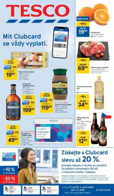 akční leták Tesco 26.1.2022-1.2.2022
