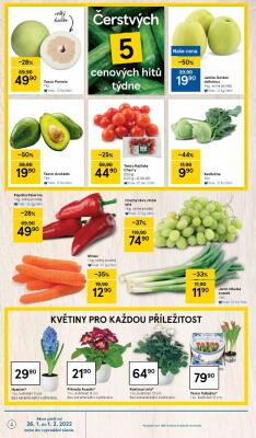 akční leták Tesco 26.1.2022-1.2.2022