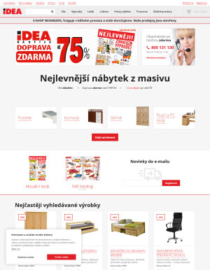 akční leták IDEA nábytek 25.1.2022-31.1.2022