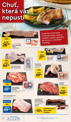 akční leták Tesco 26.1.2022-1.2.2022
