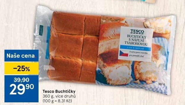 Buchtičky české Tesco