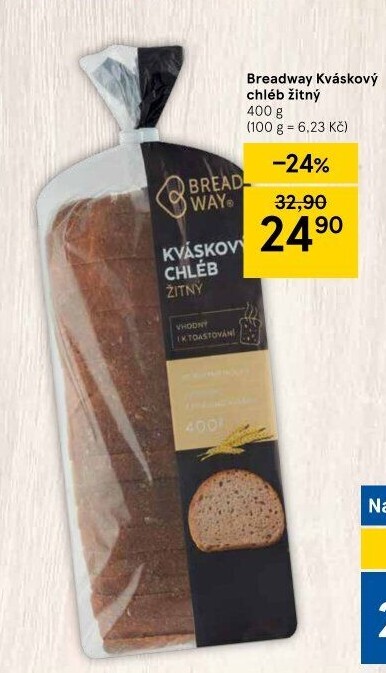 Chleb žitný kváskový Breadway