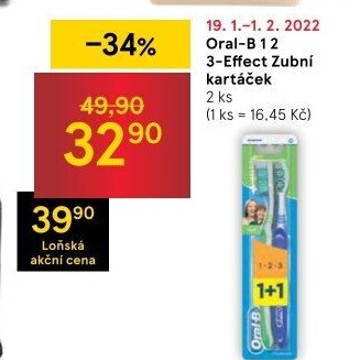 Kartáček na zuby 3Effect Oral-B