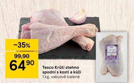 Krůtí stehna Tesco