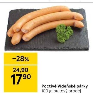 Párky vídeňské poctivé