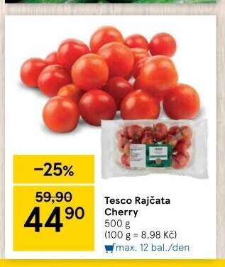 Rajčata cherry Tesco