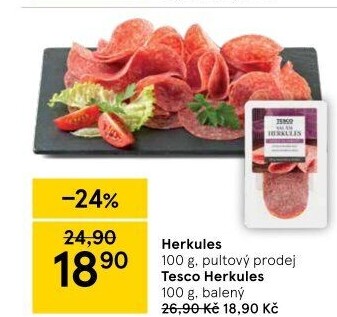 Salám Herkules Tesco