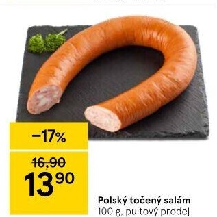 Salám polský točený
