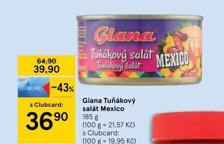Salát s tuňákem Giana