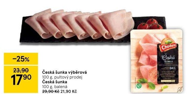 Šunka česká výběrová