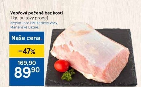 Vepřová pečeně bez kosti