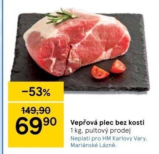 Vepřová plec bez kosti