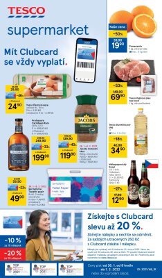 akční leták Tesco 26.1.2022-1.2.2022