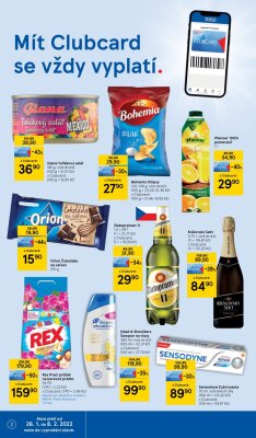 akční leták Tesco 26.1.2022-1.2.2022