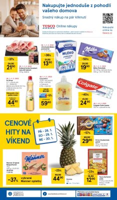 akční leták Tesco 26.1.2022-1.2.2022