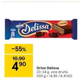 Oplatky celomáčené Delissa Orion