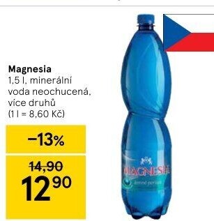 Přírodní voda Magnesia