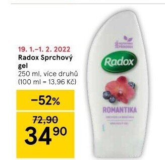 Sprchový gel Radox