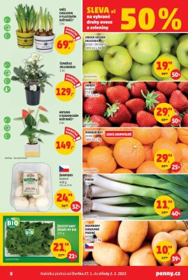 akční leták Penny Market 27.1.2022-2.2.2022
