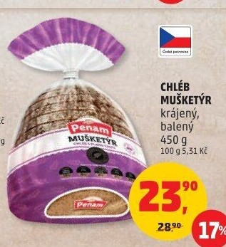 Chléb Mušketýr Penam