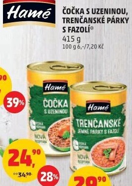 Čočka s uzeninou Hamé - konzerva
