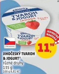 Dezert tvaroh s jogurtem jihočeský Madeta