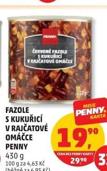 Fazole s kukuřicí v omáčce Penny