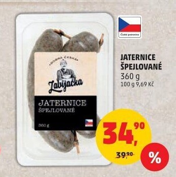 Jitrnice Dobrá česká Zabijačka