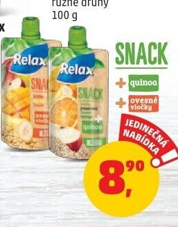 Kapsička ovocné pyré Snack Relax