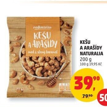 Kešu a arašídy Naturalia