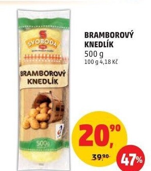 Knedlík bramborový Svoboda Blučina