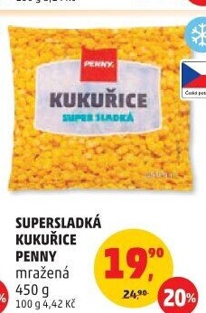 Kukuřice mražená Penny