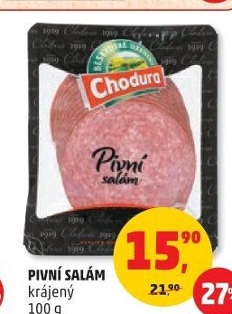 Salám pivní Beskydské uzeniny Chodura